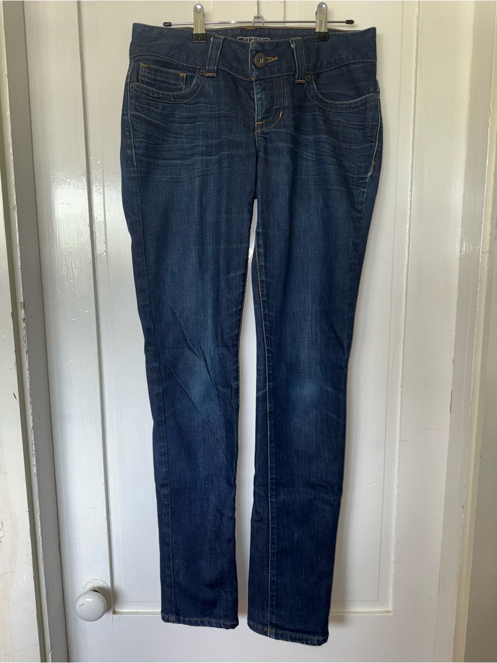 Guess Dark Blue Women’s Slim Straight Jeans